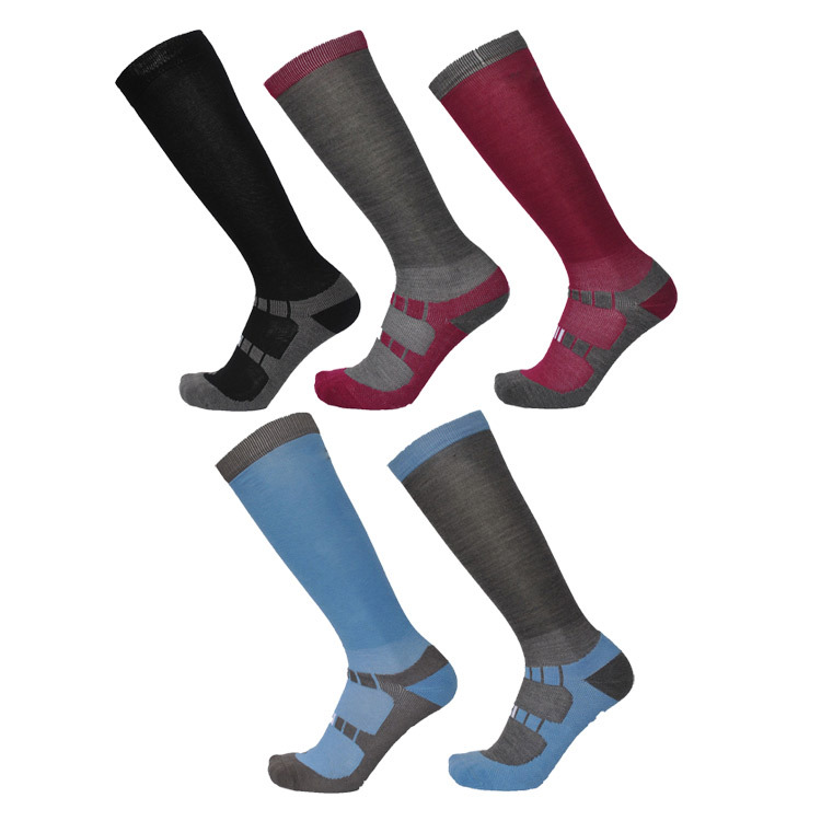 Одноцветные носки до колена с логотипом на заказ, носки для Верховая езда для мужчин и женщин, унисекс