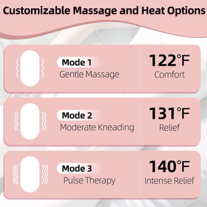 <b>Wireless</b> Waist <b>Heating</b> Pad Massage Belt Timing <b>Control</b> Relief Pain Warm Uterus Compress Waist Massager For Women Menstrual Cramp - Product Image 5