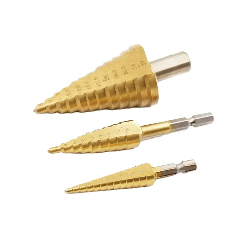 Top quality with low price titanium step drill bit