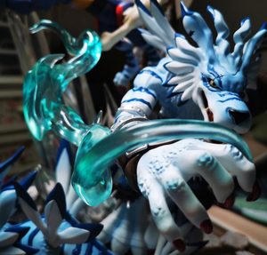 GD Garuru Digimon Garuru, cadena de evolución, tiranosaurio, mano Do GK, estatua colgante, modelo - Product Image 6