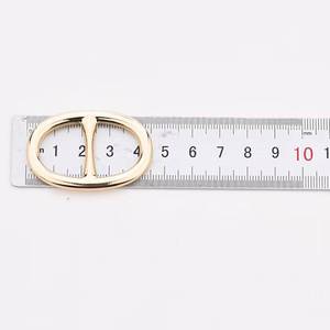 Hebilla Metálica Ovalada de Doble Anillo en Forma de 8 al por Mayor para Bolsos, Zapatos, Prendas y Herrajes de Cuero - Product Image 2