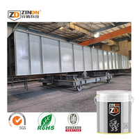Échantillon gratuit de peinture au fluorocarbone et de revêtement en ptfe revêtement en silicone thermique peinture réfléchissante peinture époxy oxyde de fer mica