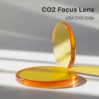 Lentille de focalisation laser CO2, diamètre 22 mm, CVD ZnSe, FL 38,1 50,8 63,5 76,2 95,25 101 127 190 mm, remplacement pour machine de gravure laser CO2