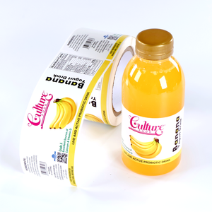 Custom Waterproof Beverage <strong>Bottle</strong> <strong>Labels</strong> | Food Grade Adhesive Stickers For Juice &amp; Drink <strong>Bottles</strong> - Product Image 2