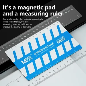 แผ่นแม่เหล็กสองด้านแบบพกพา MaAnt CX-003 สำหรับเก็บสกรู ซ่อมโทรศัพท์มือถือ <span class=keywords><strong>iPhone</strong></span> Samsung แท็บเล็ต - Product Image 5