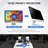 Matériau coréen 2 voies Anti-éblouissement écran d'ordinateur filtre de confidentialité Anti-bleu protecteur d'écran pour Macbook /PC/bureau/banque ATM