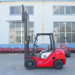 Forklift Diesel 3 Ton Penggerak Hidrolik Ban Solid 4X4 Harga Ekonomis untuk Konstruksi, Gudang, dan Area Pemuatan - Product Image 1
