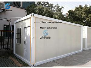 Wasserdichtes Isoliertes Containerhaus, Modulares Fertiggebäude mit Verzinkten Stahl-Sandwichpaneelen Abnehmbare Lager-Villa - Product Image 2