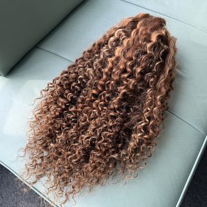 Piano Highlight Deep wave 5×5 HD Lace Closure Brazilian Virgin Human Hair <b>Wig</b> Adjustable Invisible Lace <b>Wigs</b> For Women - Product Image 5