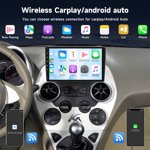 Podofo pour <span class=keywords><strong>Ford</strong></span> <span class=keywords><strong>Ka</strong></span> 2008-2014, autoradio Android 9 pouces 2 Din, 4+64G, Carplay/Android Auto sans fil, GPS, RDS, WIFI, OEM, ODM, vente en gros - Product Image 2