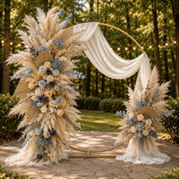 Terracotta roestkleurige wilde bloemen bruiloft tafeldecoraties anemoon kleine gedroogde bloemenboeket bruid bruidsmeisjes gedroogde bloemenboeket