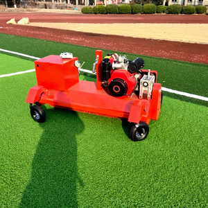 Machine de peignage de gazon automatique télécommandée Diesel, robuste en acier, pour l'entretien des terrains de football et des pelouses artificielles - Product Image 1