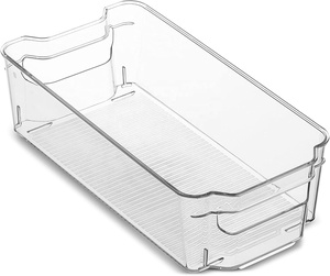 10 Pcs a Set Clear Drawer Organizers Pantry Refrigerator Organizer Set Fridge storage Organizer