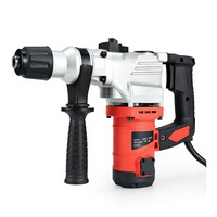 Marteau perforateur 2200W 220V, moteur sans balais, portable, multifonctionnel, pour bricolage, machine de perçage rotative pour béton domestique