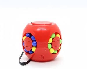 6 trong 1 giáo dục Câu Đố Đồ chơi khối lập phương, lòng bàn tay theo dõi, mê cung, bồn chồn Spinner, xoay ma thuật đậu, Ma Thuật Cai Trị - Product Image 2