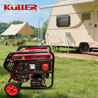 Générateur portable léger à double carburant 420cc 5-12KW 50/60Hz 110-240V avec AVR/ATS pour usage domestique (GNC/GPL/Biogaz/GN)