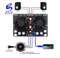 Carte amplificateur audio HIFI XH-A132 TDA7293 100W+100W, stéréo 2 canaux, 4-8 ohms, AC 24V XH-A132
