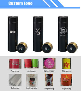 निः शुल्क नमूना 500 एमएल स्टेनलेस स्टील नेतृत्व स्मार्ट पानी थर्मल कप टच स्क्रीन वैक्यूम प्रत्यक्ष पीने के कप - Product Image 5