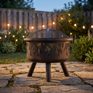 Peinture résistante à la chaleur, design autoportant, pour cuisson au charbon/au bois en extérieur et barbecue - Product Image 1