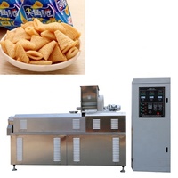 Machines à chips de maïs frit, ligne de production d'extrusion, machine à chips de maïs frit, machine à chips de maïs en forme de bugles