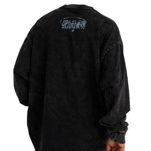 Sudadera con Capucha Lavada con Logotipo Personalizado, Sudadera de Alta Calidad Estilo Vintage para Hombre/Mujer, Jesús - Product Image 3