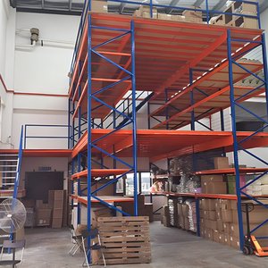 Étagères de stockage pour mezzanine, échelles de loft portables pour rayonnages et étagères - Product Image 4
