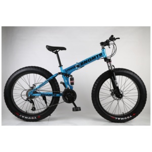 Vélo de montagne pliable de 26 pouces, 21 vitesses, pneus larges, Bicicleta Plegable, vente en gros, fourniture d'usine - Product Image 2