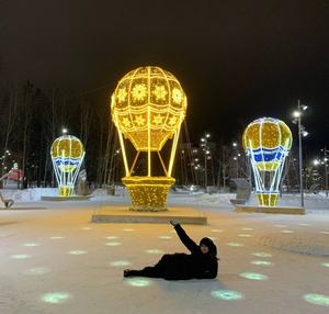 Luces Decorativas de Navidad con Forma de Globo Aerostático, Luces LED para Interiores y Exteriores, Impermeables IP65, Decoraciones Temáticas para Fiestas - Product Image 1