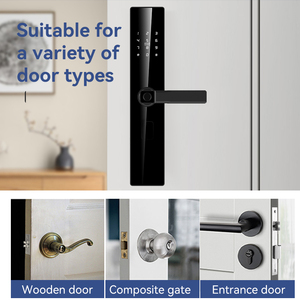 Kasman SOURCE PRIX Serrures de porte en bois Tuya <span class=keywords><strong>Smart</strong></span> Remote Control Auto WiFi Aluminium Bois Acier Portes Carte mémoire Serrure de porte - Product Image 5