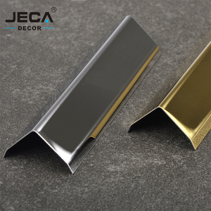 Foshan JECA Nieuwe Stijl 304 Hoekbeschermingsprofielen voor Gebouwmuurhoekafdekkingen Zilver Glansrijk RVS Tegelafwerking - Product Image 2