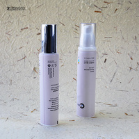 Nouveau Design Flacon Pompe Airless Rose Vide 30ml 50ml 60ml pour Crème BB, Crème Solaire, Tubes Cosmétiques et Emballages Soins de la Peau