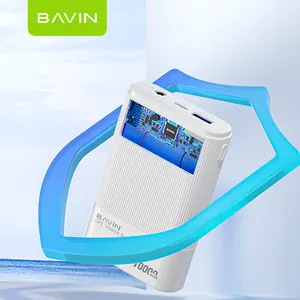 BAVIN Großhandels preis Benutzer definierte tragbare Schnell ladung 10000mah USV Power Bank Für Notfall Router Laden PC037