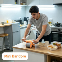 Rodillo Abdominal para Entrenamiento Abdominal en Casa, con Rebote Automático, para Adultos, Hombres y Mujeres, Quema Grasa de Cintura, Ejercicio para Moldear el Cuerpo