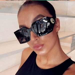 Gafas de Sol Cuadradas de Gran Tamaño para Mujer, Estilo Vintage de Moda 2020, Protección UV400 - Product Image 5