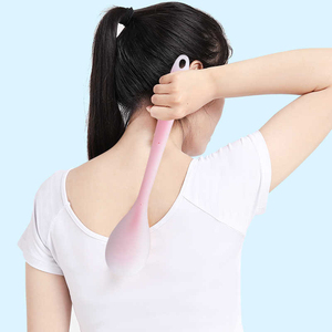 Tapping Board Soft Gua Sha Board Long Handle Health <b>Massage</b> <b>Tool</b> For Back And Shoulder Relief - Product Image 4