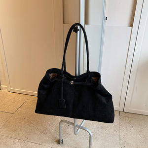 Sacs à bandoulière décontractés en daim vintage grande capacité pour femmes, sacs fourre-tout tendance pour femmes, sacs à main en gros pour jeunes femmes - Product Image 2