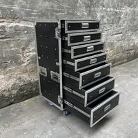 Tkmark — boîte de rangement pour outils mobiles, caisse utilitaire de Production à 7 tiroirs avec couvercle debout et tiroirs de Table latérale, pour station de travail dj