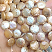 Fil de perles d'eau douce naturelles, pour la conception des bracelets et colliers, pierres ovales rondes, baroques, bijoux, DIY, Stock en ue