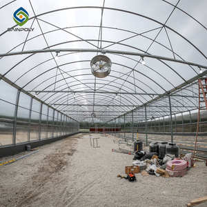 โรงเรือนโพลีคาร์บอเนตแบบกำหนดเองพร้อมระบบไฮโดรโปนิกส์ในตัวสำหรับปลูกสตรอว์เบอร์รี - Product Image 3