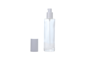 Customize Low Moq 30ml 50ml Fancy Crimping Round Clear <b>Glass</b> Perfume <b>Bottles</b> with Spray - Product Image 2