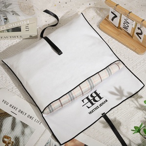 Marchio personalizzato Logo di cotone saia busta <span class=keywords><strong>per</strong></span> la polvere <span class=keywords><strong>per</strong></span> vestiti cosmetici riciclabili <span class=keywords><strong>per</strong></span> capelli in cotone borsetta busta - Product Image 3