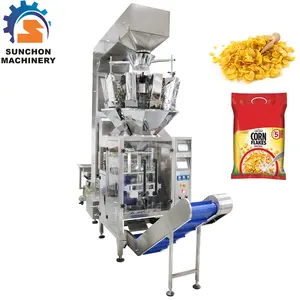 Automatic 1kg Corn Flakes Food Pouch Filling Sealing Vertical Packing Machines China Supplier