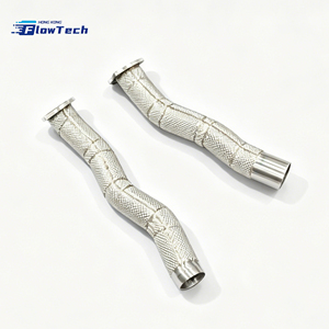 Tubería de Escape de Alto Rendimiento para Aston Martin DB11 4.0T V8 5.2T V12, Soldada con TIG, Ajuste Directo con Protector Térmico - Product Image 3