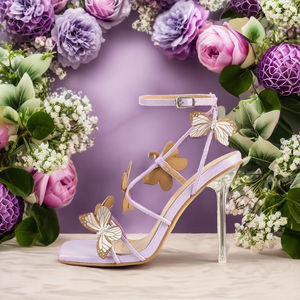 Sandales à talons aiguilles en cristal pour femmes, chaussures <span class=keywords><strong>de</strong></span> mariage, <span class=keywords><strong>de</strong></span> fête, <span class=keywords><strong>de</strong></span> Club, nouvelle collection - Product Image 2