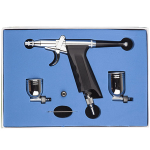 Chuyên nghiệp hành động kép thu nhỏ Airbrush súng phun tùy chỉnh nghệ sĩ vẽ tranh tường công cụ hình xăm khí nén trọng lực nhỏ bên cốc - Product Image 3