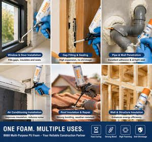 <span class=keywords><strong>Mousse</strong></span> expansive polyuréthane multi-usages pour l'installation de fenêtres et de portes, et le comblement des espaces - Product Image 6
