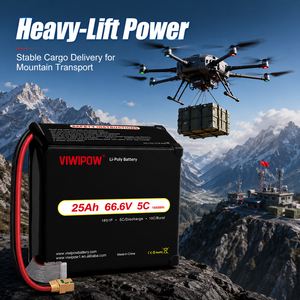 Batterie de drone semi-solide 18S 25000 mAh à cycle de vie long, haute densité, pour UAV à charge utile lourde, directement de l'usine - Product Image 2