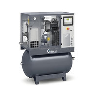 Atlas Copco SF4 SF4S FF TM Skid Compresor de aire de desplazamiento sin aceite 3.7kW 5HP 8bar/116psi 10bar/145psi Máquina industrial estacionaria