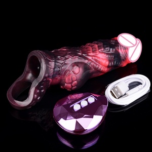 Nuevo Vibrador con Funda para Pene, Juguetes Sexuales, Anillo Vibrador para Pene con 10 Modos de Control Remoto, Funda para Pene para Hombres - Product Image 4