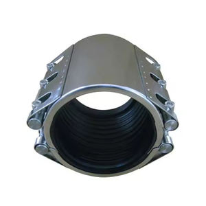 Abrazadera de Reparación de Tuberías de Acero Inoxidable con Conexión de Brida para Riego Agrícola y Construcción, para Tuberías Rota o con Fugas - Product Image 4